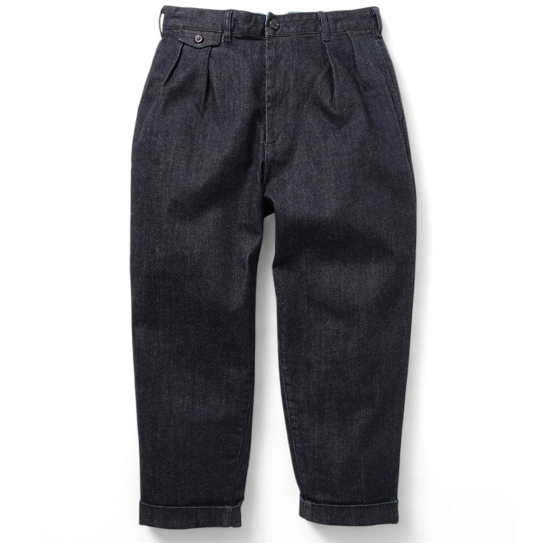 2 Pleats Tapered Denim