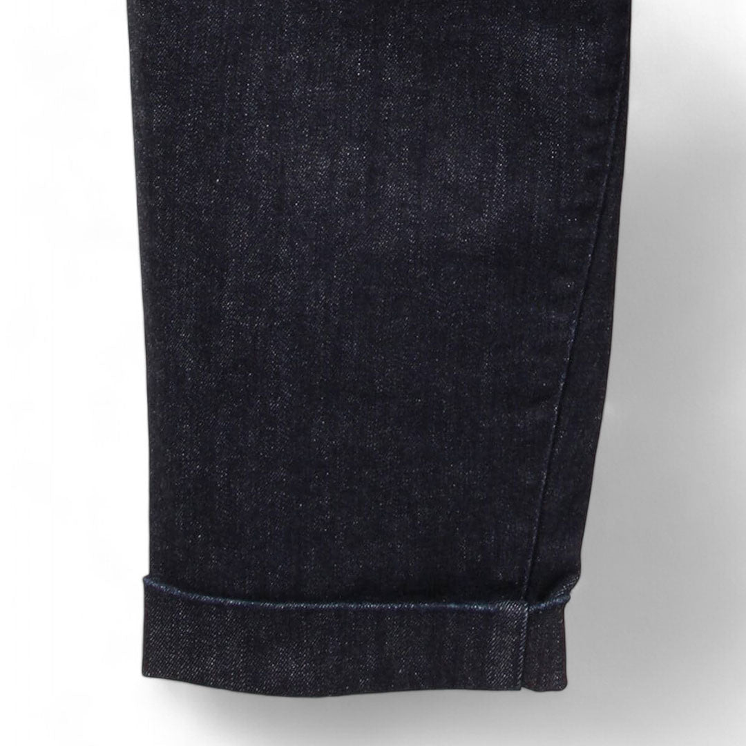 2 Pleats Tapered Denim