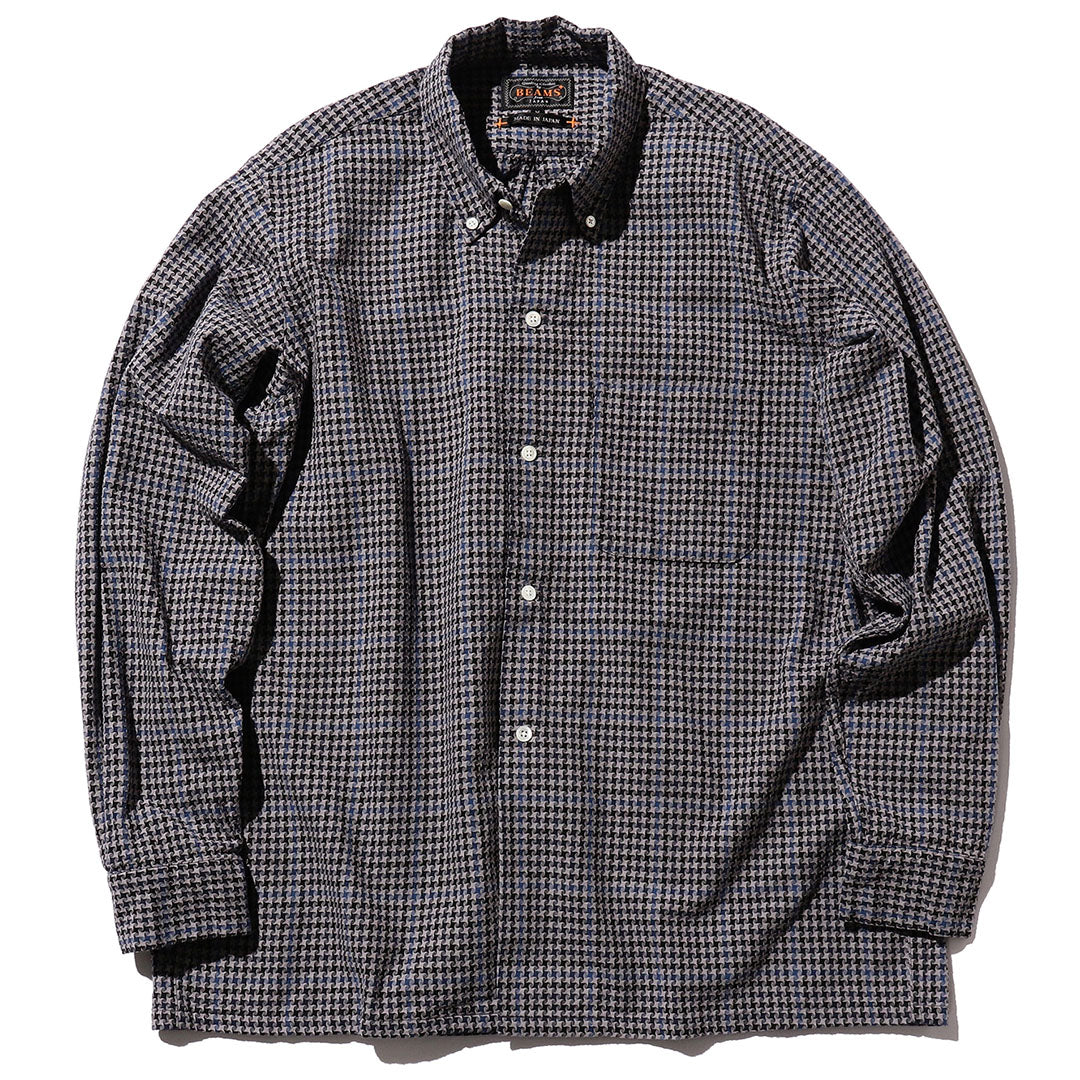 Beams Plus - Open B.D. Shuriken Chidori - Shirt - thegoodlife.