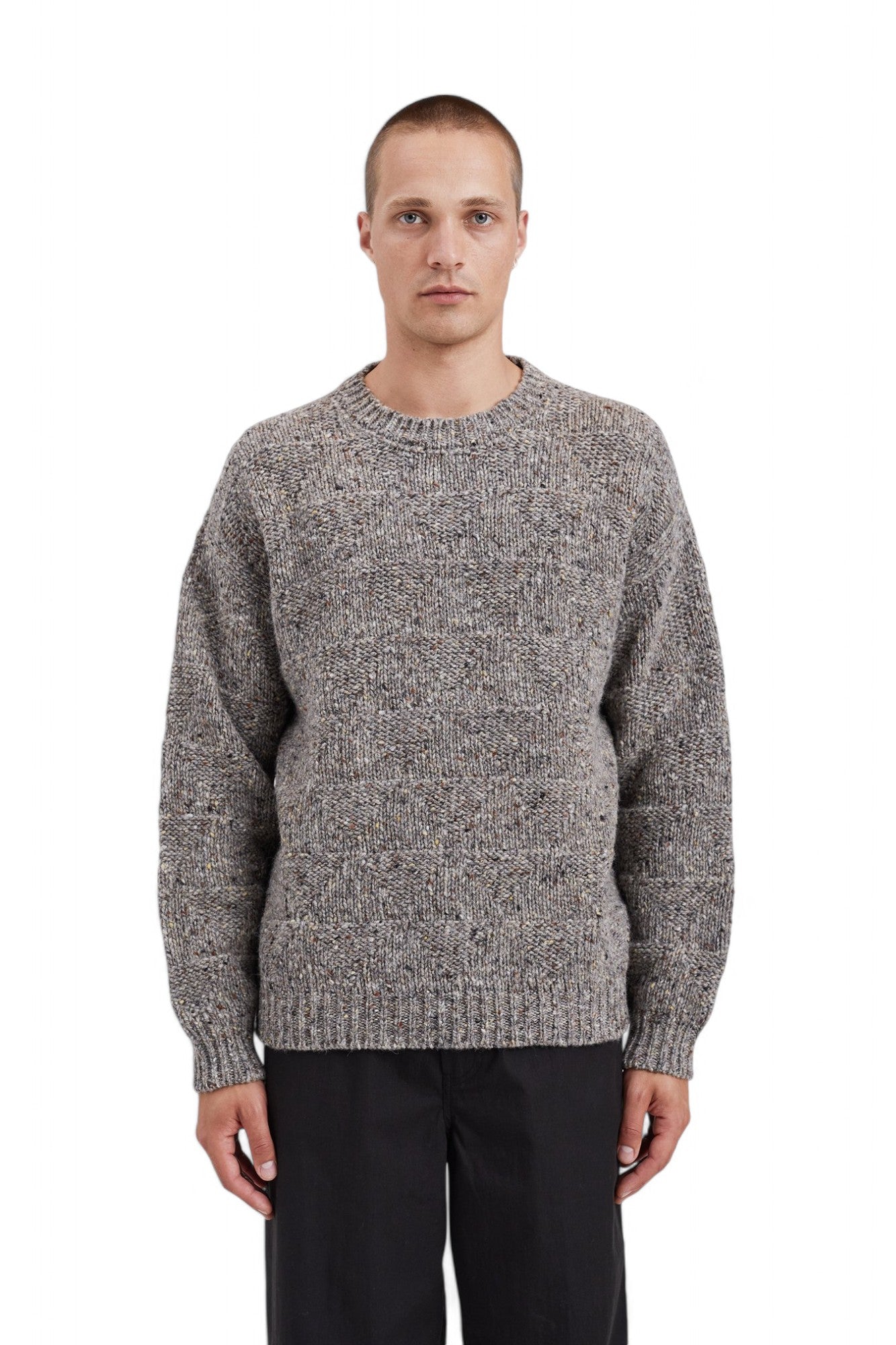 Norse Projects - Jonas Donegal Diamond Sweater - Sweater - thegoodlife.