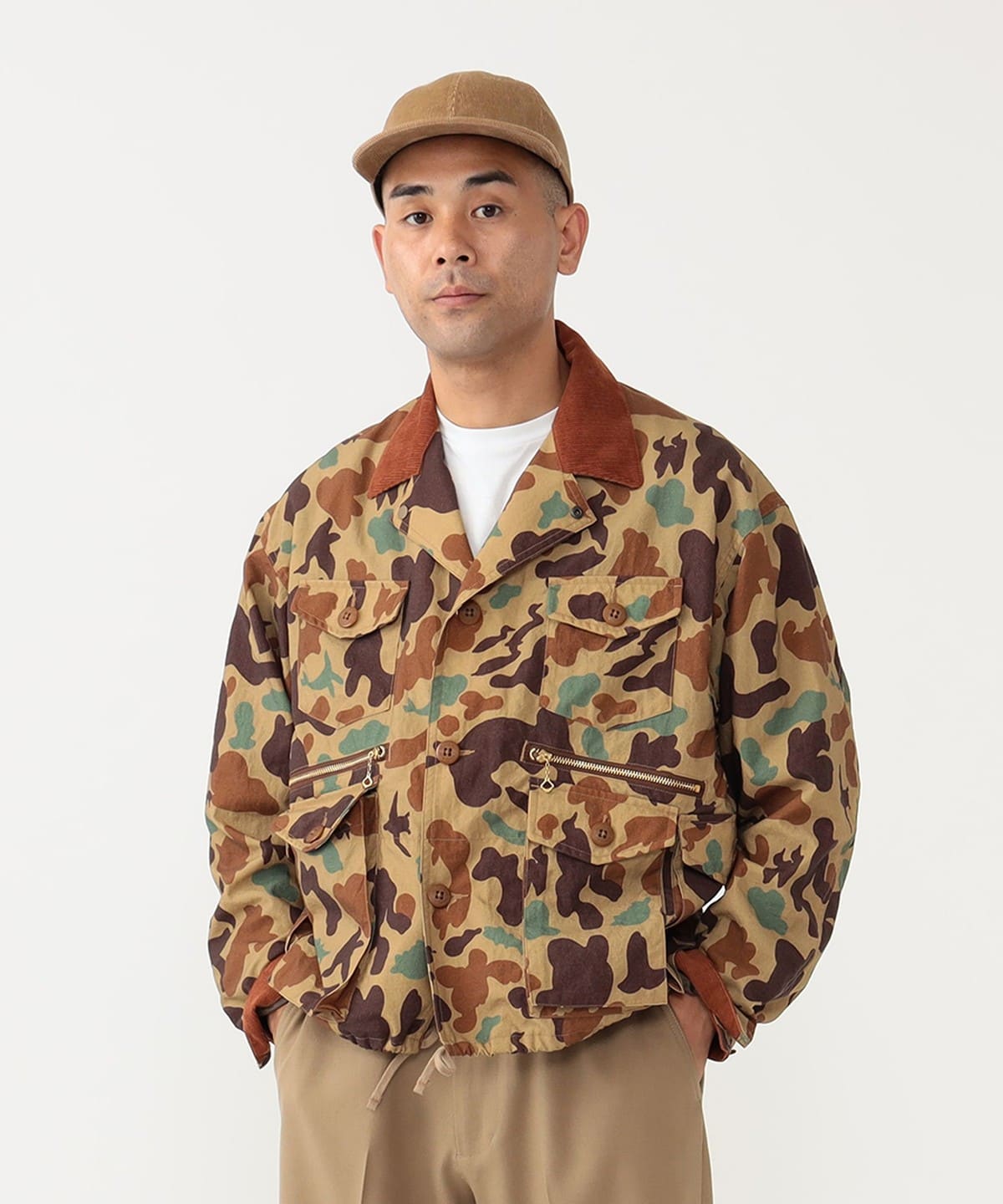 Beams Plus - Fishunting Jacket Animal Camo - Jacket - thegoodlife.