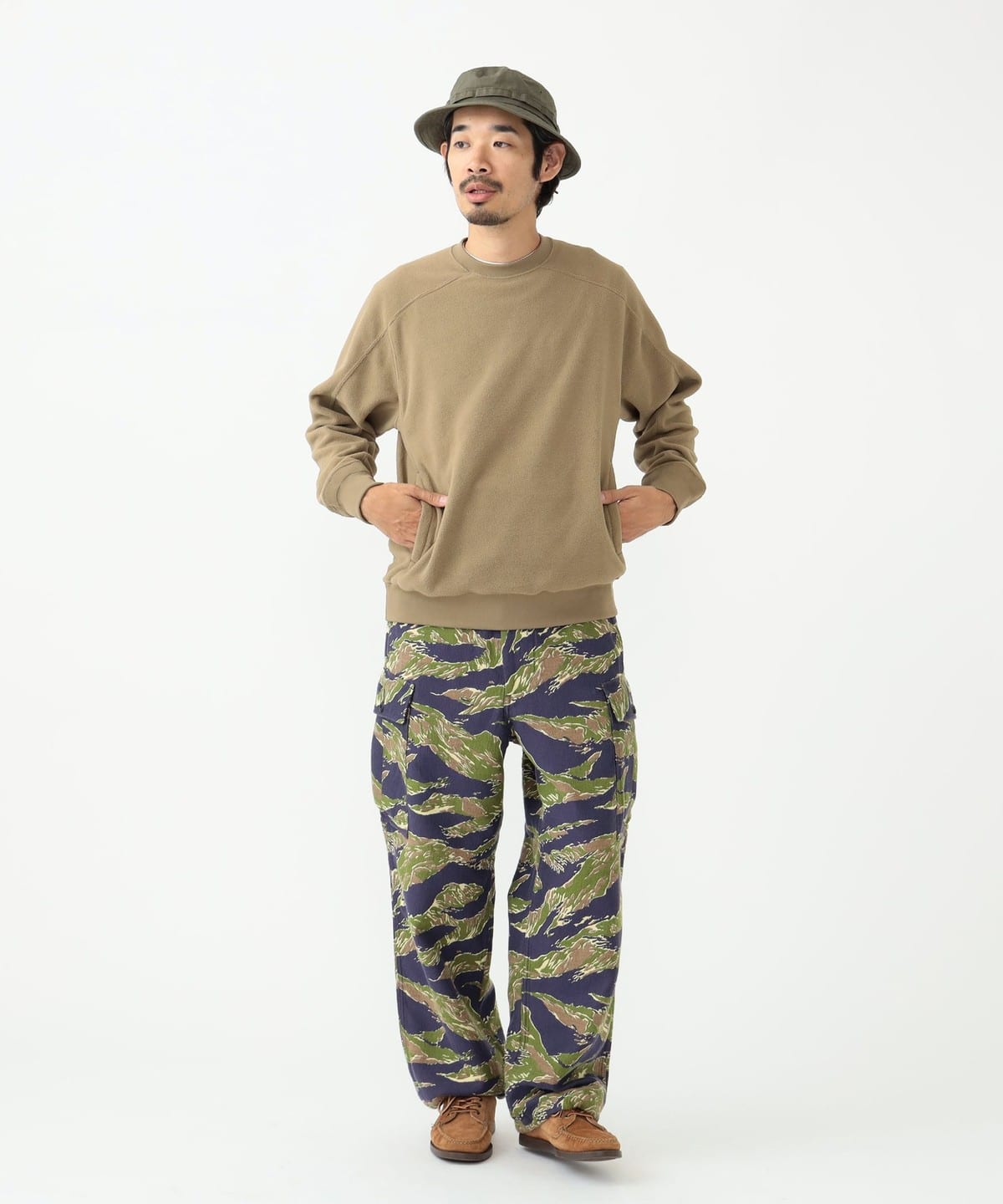 MIL 6 Pockets Tiger Stripe Jacquard Pants