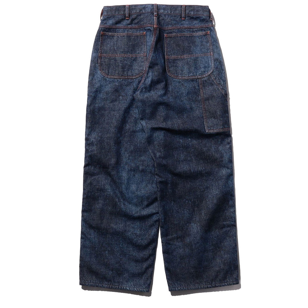 Beams Plus - Painter Pants Lined Denim Discharge Print Pants - Pants - thegoodlife.