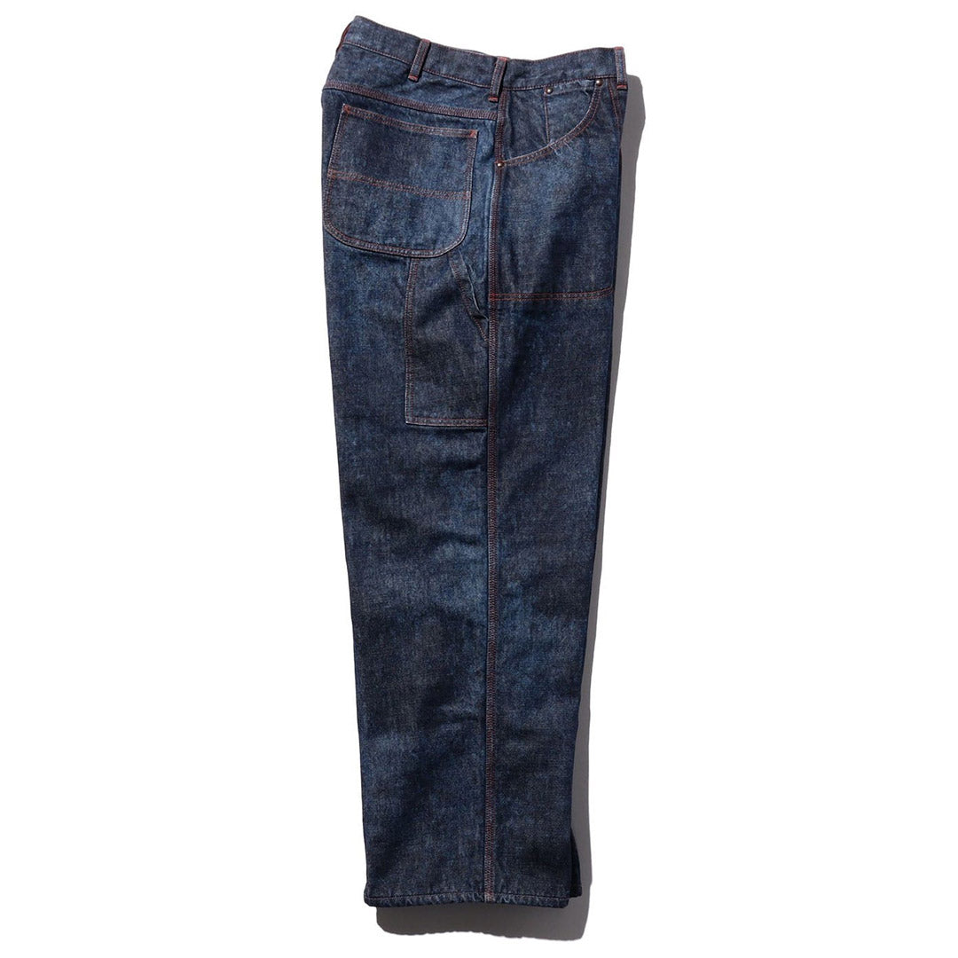 Beams Plus - Painter Pants Lined Denim Discharge Print Pants - Pants - thegoodlife.