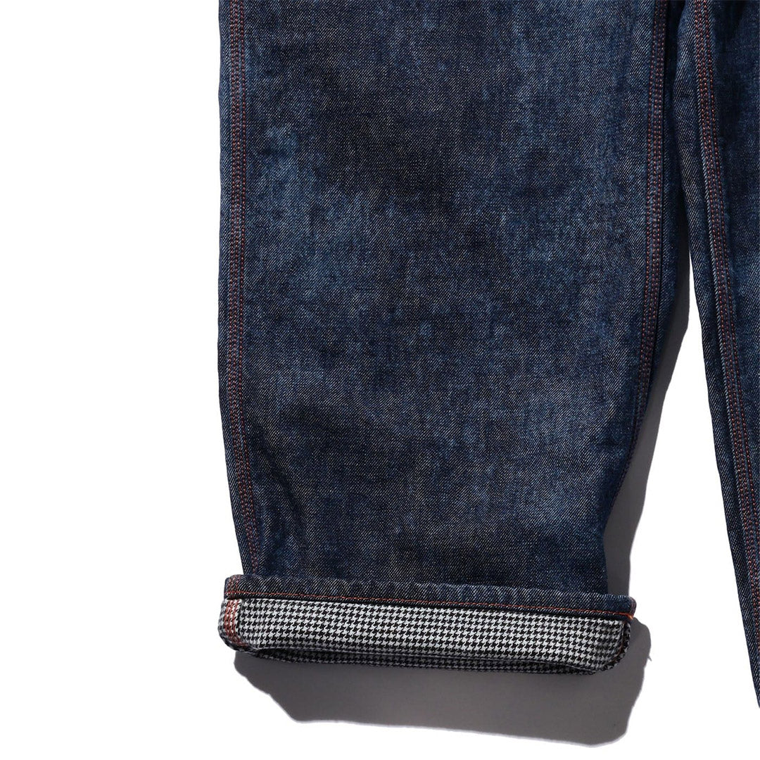 Beams Plus - Painter Pants Lined Denim Discharge Print Pants - Pants - thegoodlife.