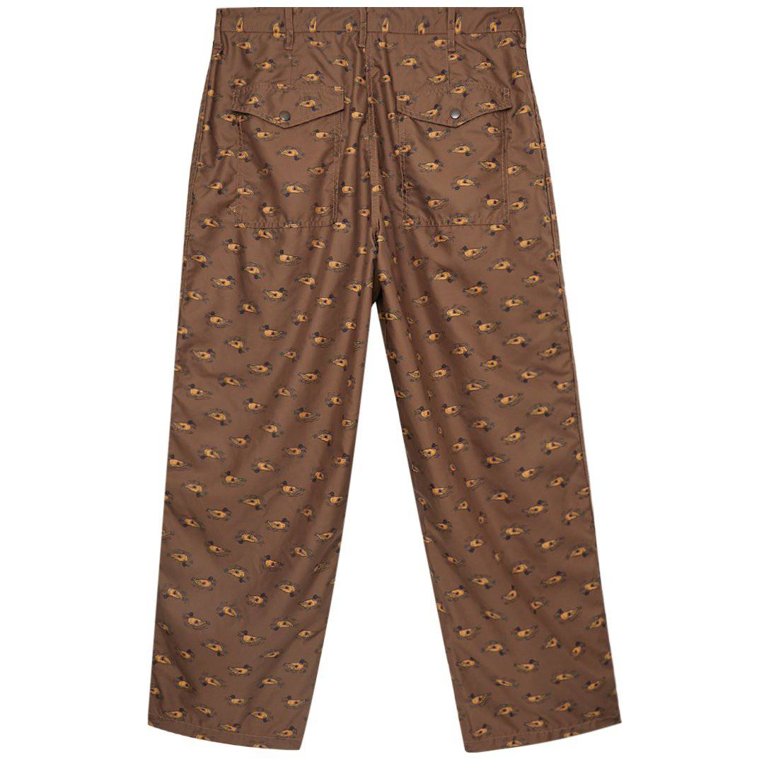 Beams Plus - Bush Pants Polyester Animal Print - Pants - thegoodlife.