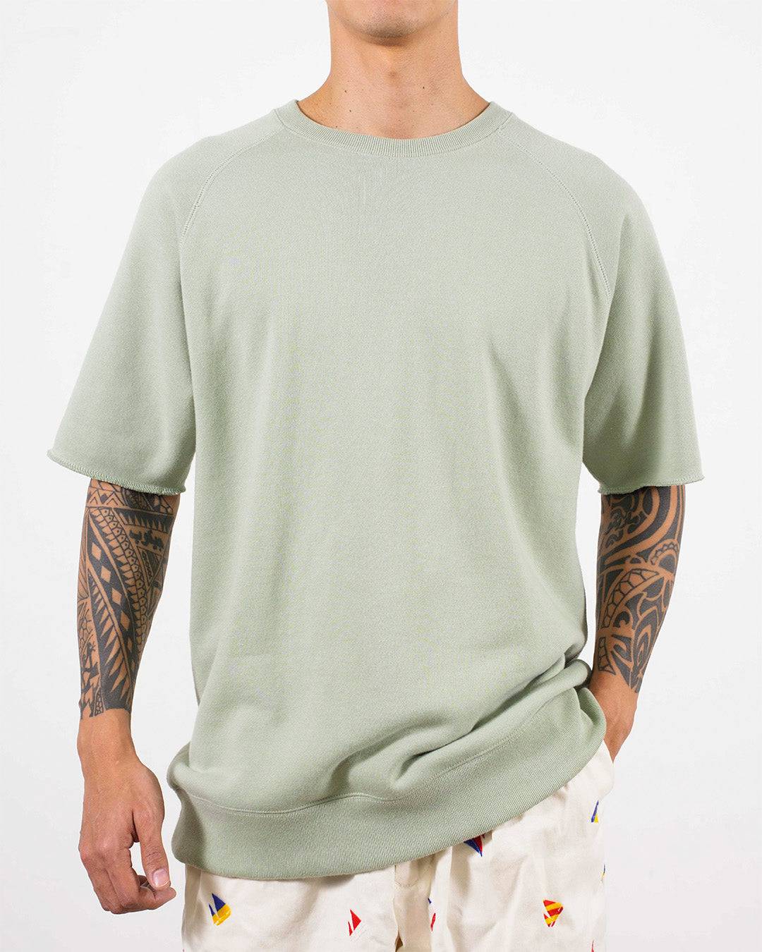 Sweat Short Sleeve Cut-Off