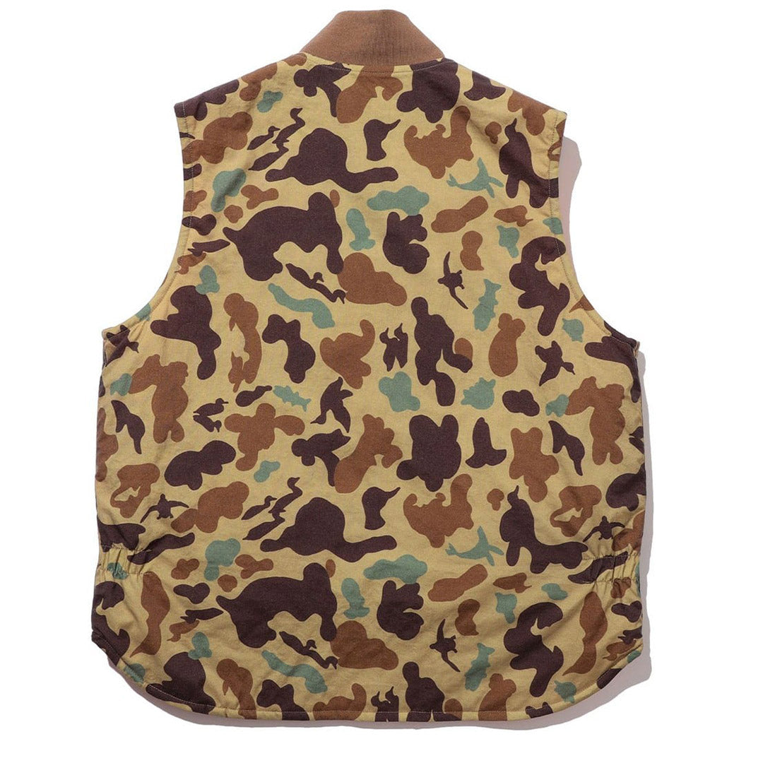 WORK Puff Vest Reversible Animal Print