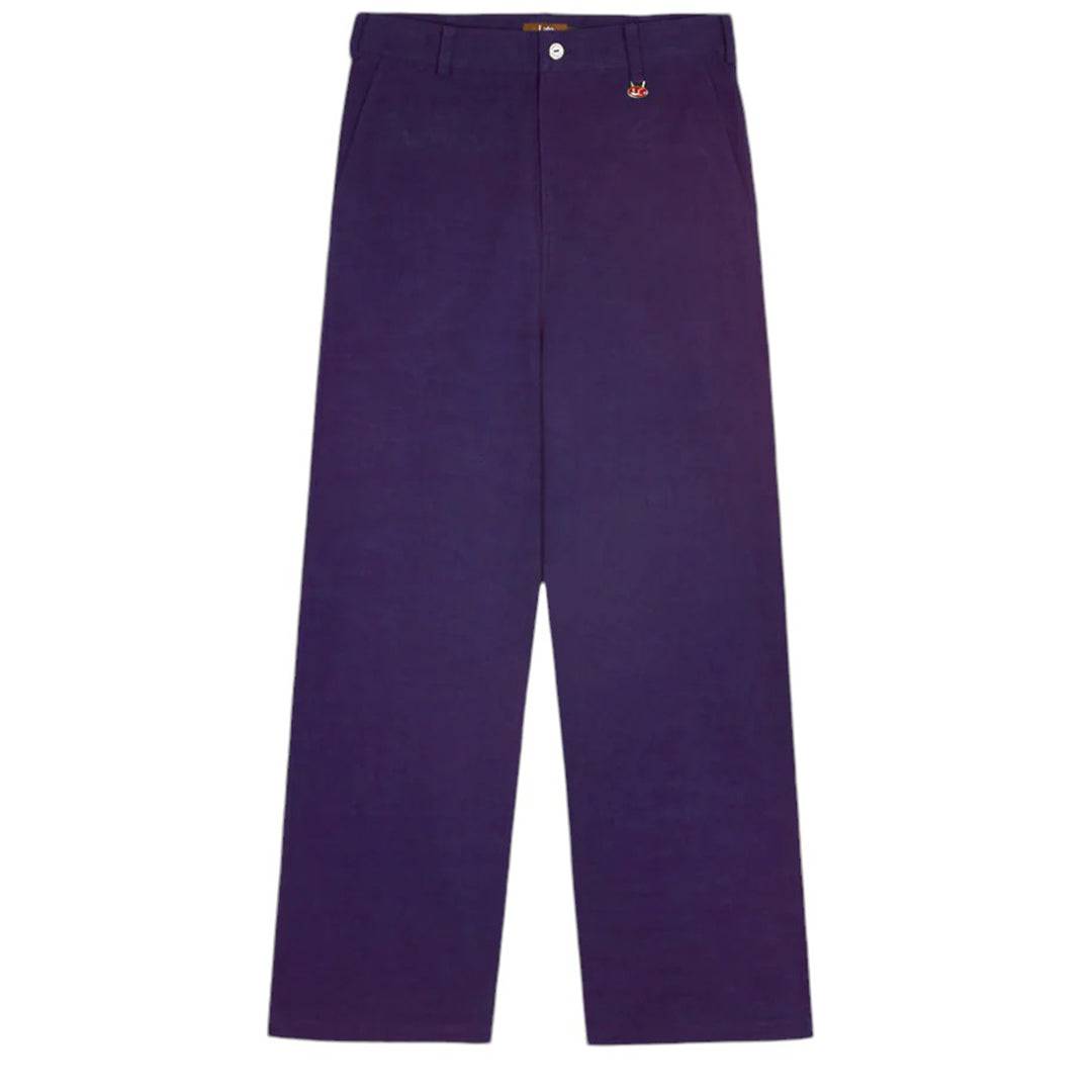 Late Checkout - Purple Work Trousers - Pants - thegoodlife.