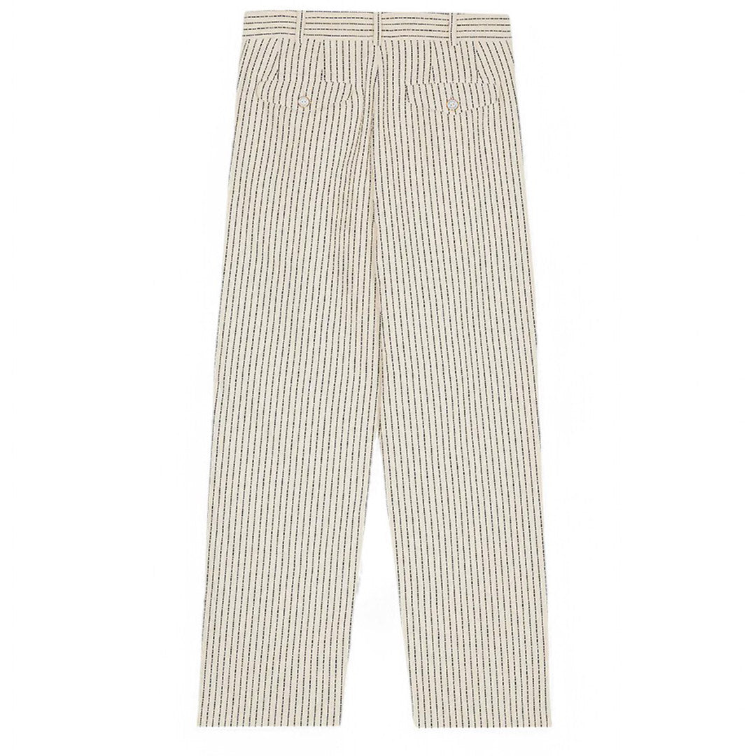 White Pinstripe Pants