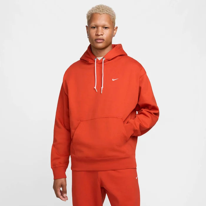 Nike - Solo Swoosh Fleece Pullover Hoodie - Hoodie - thegoodlife.