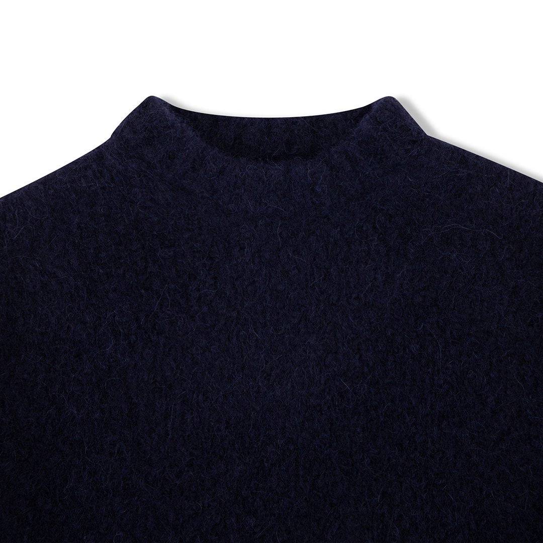 Rasmus Relaxed Flame Alpaca Sweater