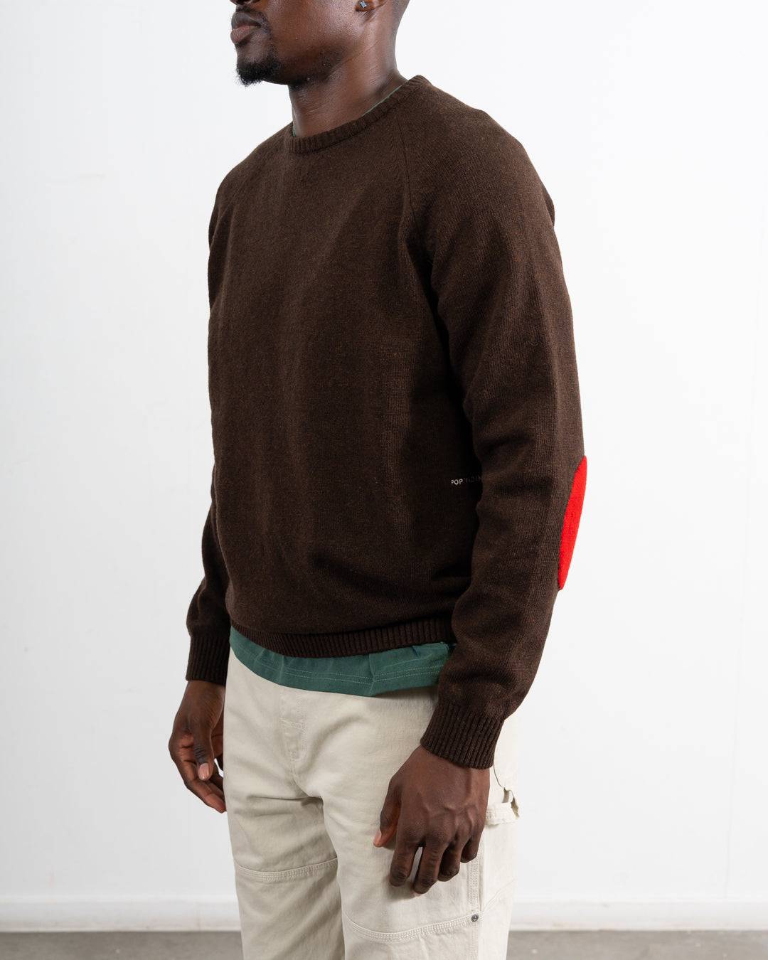 Elbow Knitted Crewneck