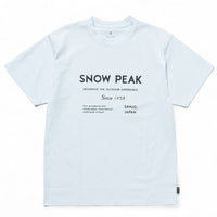 Snow Peak - SP Typography T-Shirt - T-Shirt - thegoodlife.